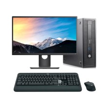 HP EliteDesk 800 G1 SFF Core i5 4570 3.2GHz | LCD 22" | 8 GB | 2TB HDD | TEC. Y RATÓN INALÁMBRICO | DP | VGA