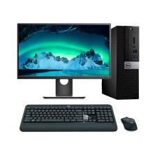 Ordenador de sobremesa reacondicionado Dell 7050 SFF i7 con teclado y ratón