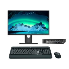 HP EliteDesk 800 G1 Mini PC Core i5 4570T 2.9 GHz | LCD 24" | 16 GB | 240 SSD | TEC. Y RATÓN INALÁMBRICO | DP | VGA