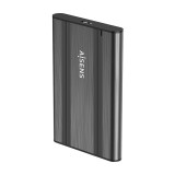 Caja externa 2.5 pulgadas AISENS ASE-2526GR gris de aluminio