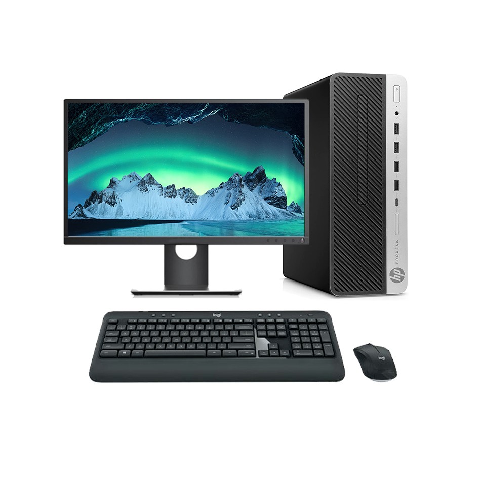 HP ProDesk 600 G4 SFF Core i5 9400 2.9 GHz con Pantalla de 24"