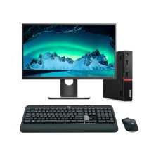 Lenovo ThinkCentre M900 Mini Pc Core i5 6500 3.2 GHz | LCD | 16 GB | 256 NVMe | WIFI | TEC. Y RATÓN INALAMBRICO | DP