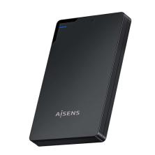 AISENS Caja Externa 2,5″ 9.5mm SATA a USB 3.0/USB3.1 Gen1, Negra