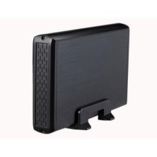 CAJA EXTERNA PARA DISCO DURO | TOOQ TQE-3509B | 3.5" | SATA I a III | 480Mbps | USB | NEGRO