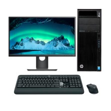 HP Workstation Z440 Xeon E5 1620 V3 3.5 GHz | LCD 24" | 16 GB | 256 NVMe | TEC. Y RATÓN INALAMBRICO | DP | Adaptador VGA