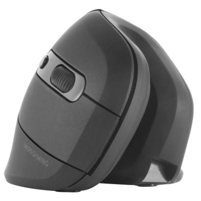 RATÓN MARS GAMING MMW-ERGOPRO | GAMING | ÓPTICO | 3200 DPI | INALÁMBRICO | DIESTRO | NEGRO/BLANCO