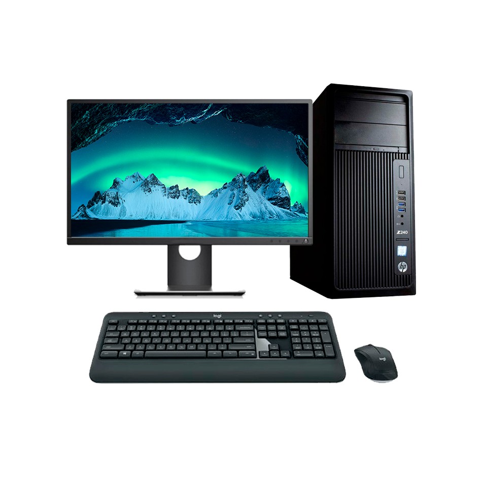 HP Workstation Z240 Xeon E3-1230 v5 3.4 GHz LCD 24"