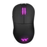 Ratón gaming Thermaltake Damysus Wireless RGB negro, vista superior con iluminación