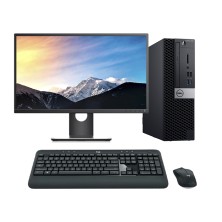 DELL Optiplex 5060 SFF Core i5 8500 2.1 GHz LCD 22" | 16 GB | 256 NVME | WIN 11 | DP | Adaptador VGA