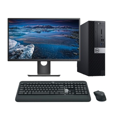 Dell Optiplex 5060 SFF Core i5 8500 3.0 GHz | LCD | 16 GB | 256 NVMe | WIFI | TEC. Y RATÓN INALAMBRICO | WIN 11 | DP