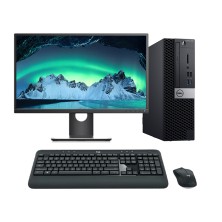 DELL Optiplex 5060 SFF Core i5 8500 2.1 GHz LCD 24" | 16 GB | 256 NVME | WIN 11 | DP | Adaptador VGA