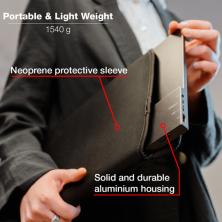 Verbatim 49593 pantalla para PC 43,9 cm (17.3") 1920 x 1080 Pixeles Full HD Pantalla táctil Negro