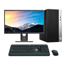 HP Prodesk 400 G4 MT Core i5 7500 | LCD 22" | 16 GB | 256 NVMe | TEC. Y RATÓN INALAMBRICO | DP | LECTOR | VGA