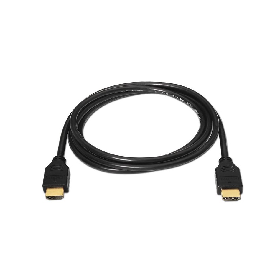 Cable HDMI alta velocidad, A/M-A/M, negro, 1.8m Cable HDMI alta velocidad, A/M-A/M, negro, 1.8m