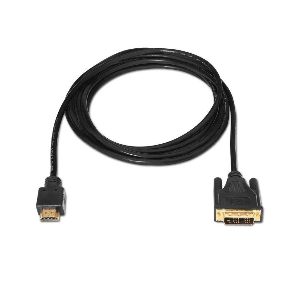 Cable DVI a SVGA, DVI 18+5/M-HDB15/M, negro, 5.0m