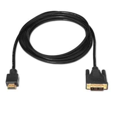 Cable DVI a HDMI, DVI18+1/M-HDMI A/M, negro, 1.8m