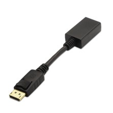 Conversor DisplayPort a HDMI, DP/M-HDMI A/H, negro, 15cm