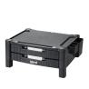 SOPORTE ELEVADOR IGGUAL EM2C | MONITOR | 2 CAJONES | NEGRO