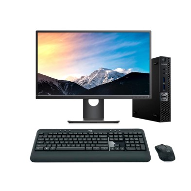 Dell OptiPlex 7040 Mini PC Core i7 6700T | LCD22 | 16GB | 256NVMe | WIFI | TEC. Y RATÓN INAL. | WIN10 | HDMI | DP | AdaptadorVGA