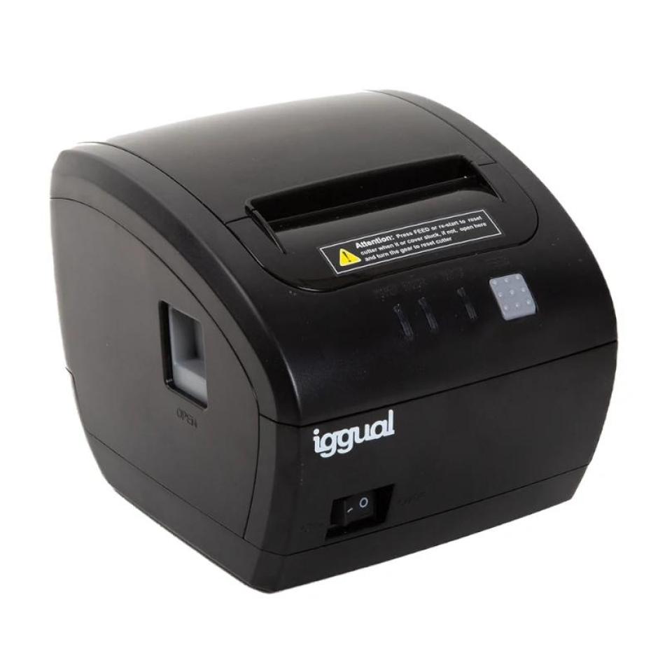 iggual Impresora térmica TP EASY 80 USB+RJ11 negra