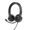 AURICULARES TRUST AYDA | MICRÓFONO BOOM | CONECTIVIDAD ALÁMBRICA | NEGRO