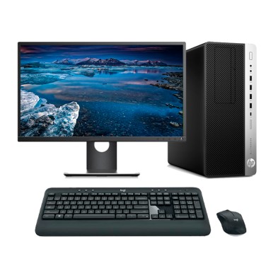 HP EliteDesk 800 G3 MT Core i5 7500 3.4 GHz | LCD | 16 GB | 240 SSD | TEC. Y RATÓN INALAMBRICO | WIN 10 | DP