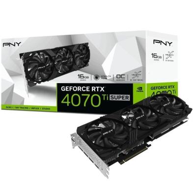Tarjeta Gráfica PNY GeForce RTX 4070 Ti SUPER OC VERTO Triple Fan | 16GB GDDR6X