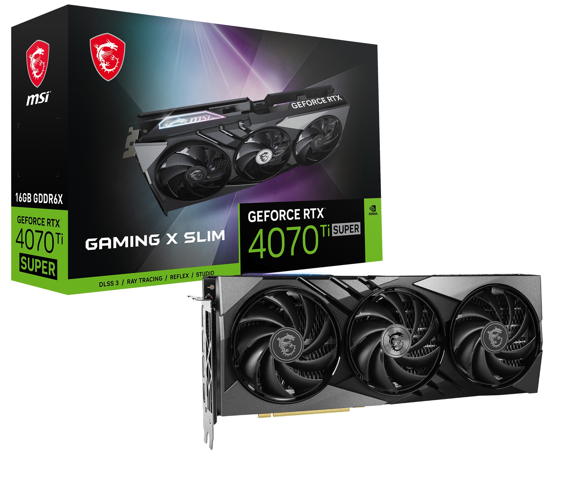 Tarjeta gráfica MSI GAMING GeForce RTX 4070 Ti SUPER con 16GB