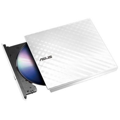 Regrabadora Externa ASUS SDRW-08D2S-U Slim Lite Blanca