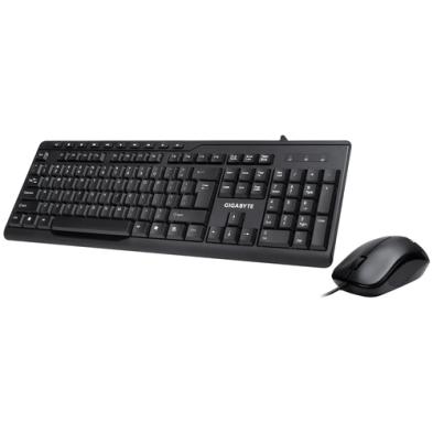Gigabyte KM6300 teclado Ratón incluido USB QWERTY Español Negro