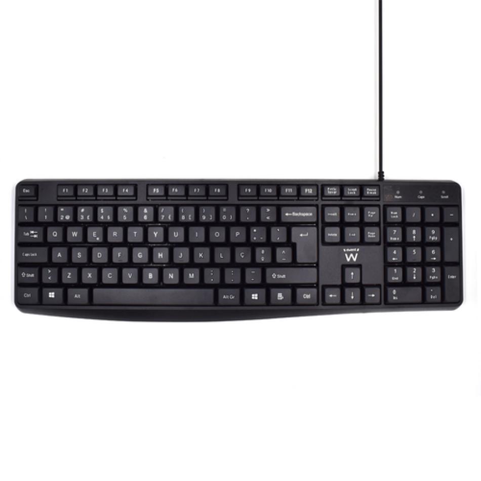 Nuevo Teclado Ewent EW3002 con diseño QWERTY en Portugués