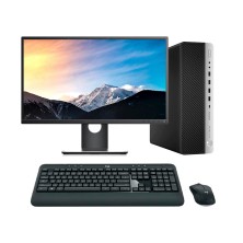 HP EliteDesk 800 G5 SFF Core i5 8500 3.0 GHz | LCD | 16 GB | 256 NVMe | WIFI | TEC. Y RATÓN INALAMBRICO | WIN 11 PRO