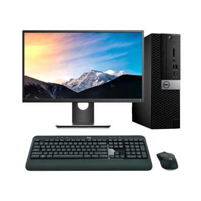 Dell Optiplex 7050 SFF Core i7 6700 3.4 GHz | LCD | 16 GB | 256 NVMe | WIFI | TEC. Y RATÓN INALAMBRICO | WIN 10 | HDMI | DP