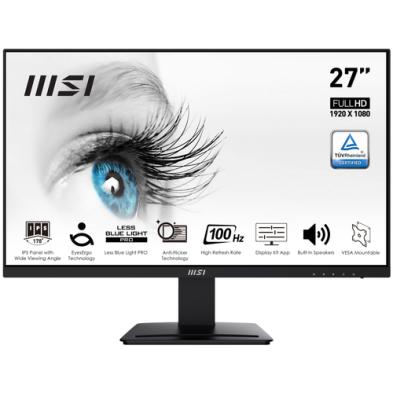 MSI PRO MP273A | 27" | FULL HD | NEGRO