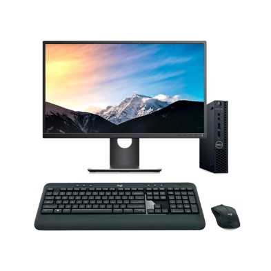 Dell Optiplex 3060 Mini PC Core i5 8500T 2.1 GHz | LCD | 16GB | 256NVMe | WIFI | TEC. Y RATÓN INALAMBRICO| WIN 11 | HDMI | DP