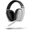 AURICULARES KROM KANJI | MICRÓFONO INTEGRADO | BLUETOOTH, 2.4 GHZ Y USB | BLANCOS