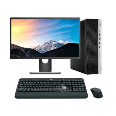 HP EliteDesk 800 G3 SFF Core i5 7500 3.4 GHz | LCD | 16 GB | 240 SSD | WIFI | TEC. Y RATÓN INALAMBRICO | WIN 10 | DP