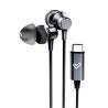 AURICULARES ENERGY SISTEM METALLIZED TYPE C | SIN MICRÓFONO | CONECTIVIDAD TYPE C | COLOR NEGRO