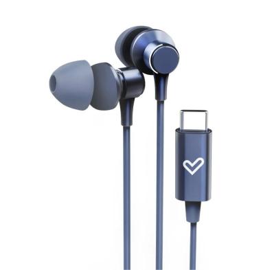 AURICULARES ENERGY SISTEM METALLIZED TYPE C | SIN MICRÓFONO | CONEXIÓN USB TYPE C | COLOR NAVY