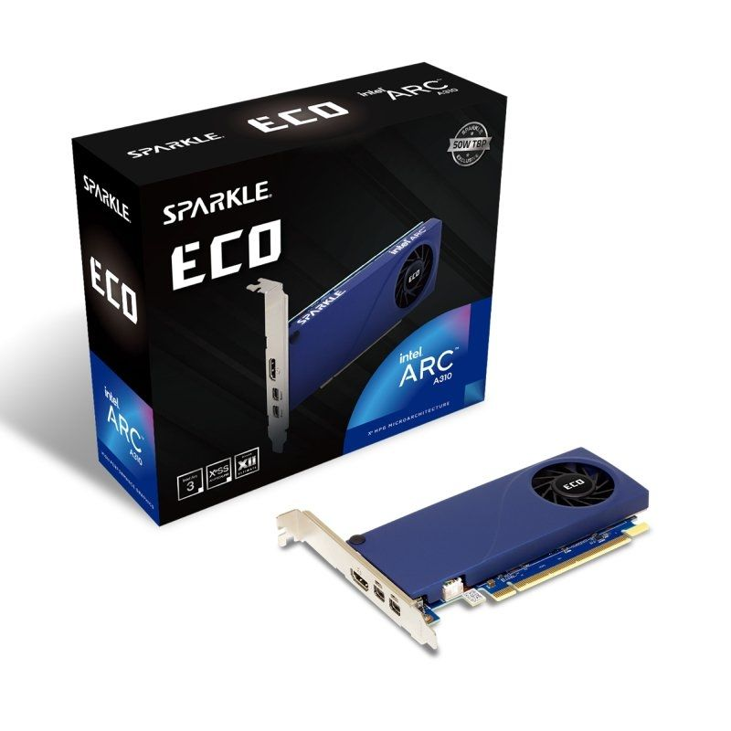 Intel Arc A310 ECO con 4GB GDDR6 y diseño de un solo ventilador