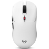 Ratón gaming Krom Klever inalámbrico ultraligero blanco