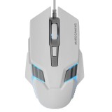Ratón Mars Gaming MM024/ Hasta 4000 DPI/ Blanco
