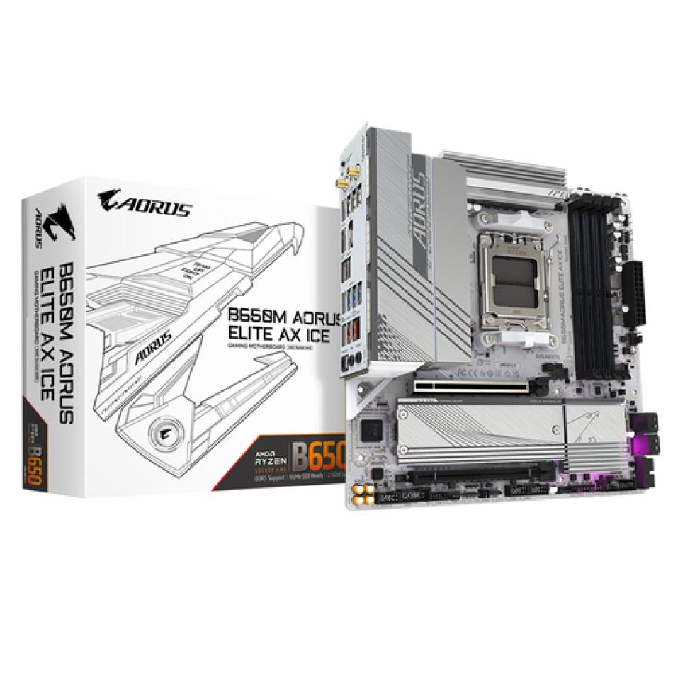 Nueva placa base Gigabyte B650M Aorus Elite AX Ice