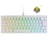 TECLADO MARS GAMING MKMINIPRO | USB | MECÁNICO | MINI 60% | BLANCO