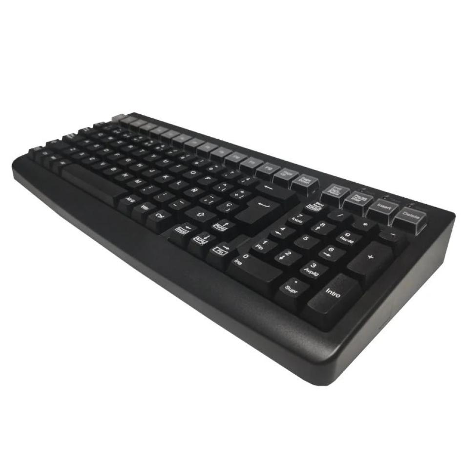 Mustek MKB-800: teclado TPV con lector de banda magnética integrado
