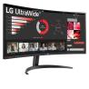 Monitor Profesional Ultrapanorámico Curvo LG 34WR50QK-B 34" | WQHD | Negro