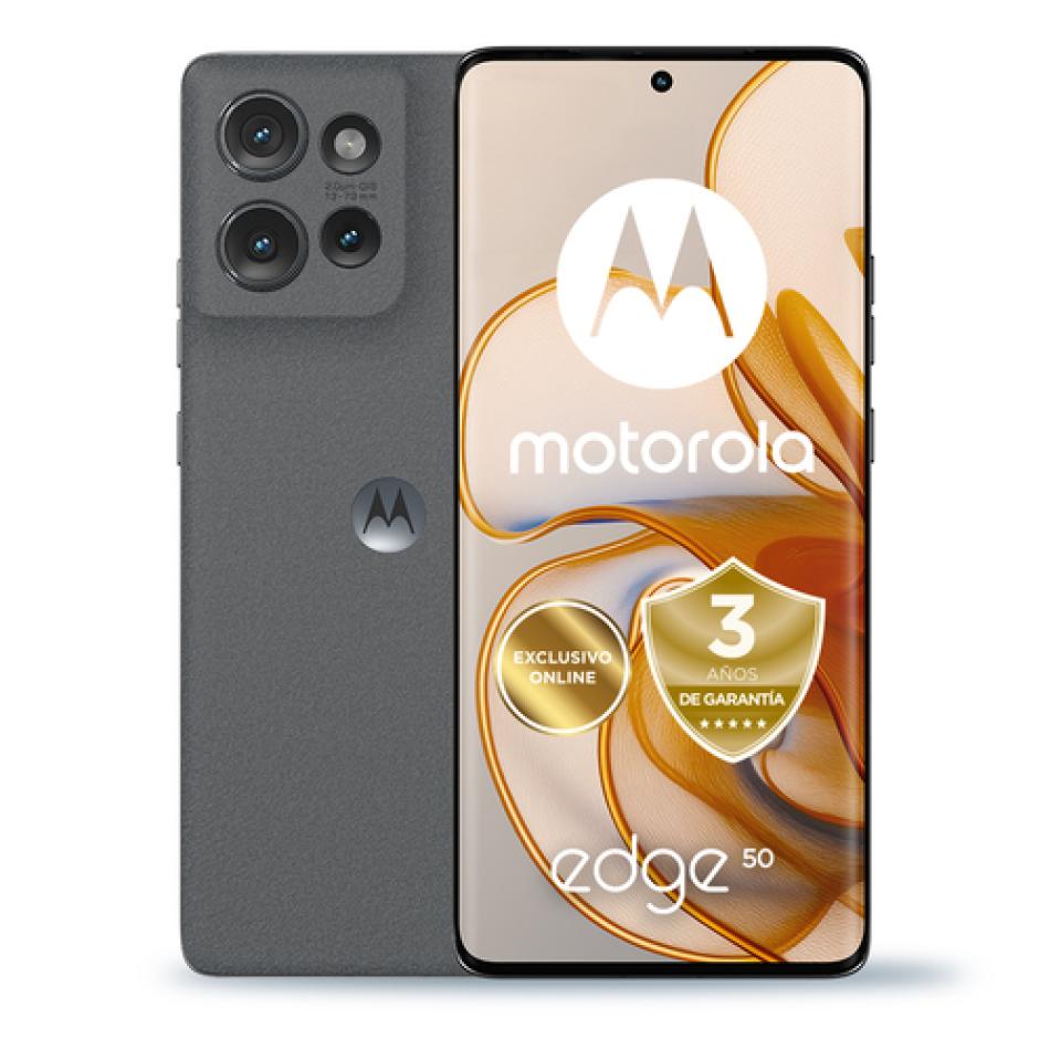Motorola Edge 50 16,9 cm (6.67") SIM doble Android 14 5G USB Tipo C 12 GB 512 GB 5000 mAh Gris