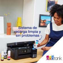 Epson EcoTank Impresora multifunción ET-2850 A4 con depósito de tinta, conexión Wi-Fi