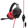 AURICULARES GAMING ENERGY SISTEM 453177 | MICRÓFONO BOOM MIC | CONECTOR USB TIPO A | ROJO