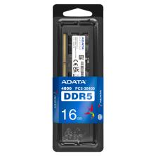ADATA AD5S480016G-S módulo de memoria 16 GB 1 x 16 GB DDR5 4800 MHz ECC